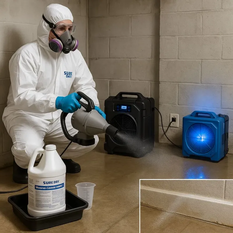 Sanitization and Odor Removal process in Tuckahoe, VA